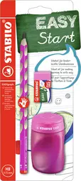 STABILO Kit pour écolier EASYgraph, pour droitiers, rose vif