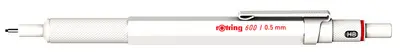 rotring Porte-mine 600 Metallic, 0,5 mm, blanc perle