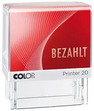 COLOP Textstempel Printer 20 L "GESCANNT", mit Textplatte