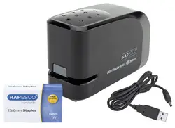 RAPESCO Agrafeuse électrique 626EL, noir