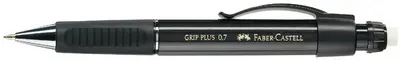FABER-CASTELL Porte-mines GRIP PLUS 1307, noir-métallique