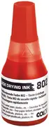 COLOP Encre pour tampon encreur 802, séchage rapide, rouge