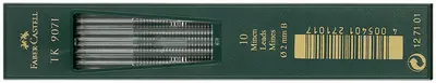 FABER-CASTELL Mines TK 9071, noir profond, degré dureté: 4B
