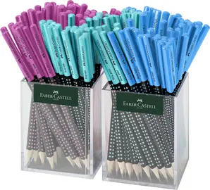 FABER-CASTELL Crayon graphite GRIP 2001 TWO TONE,en carquois