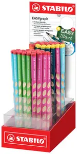 STABILO Crayon d'apprentissage EASYgraph, présentoir de 60