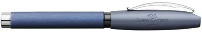 FABER-CASTELL Stylo plume Essentio Aluminium, bleu, F