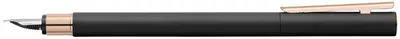 FABER-CASTELL Stylo plume NEO Slim métal, noir/rose, B