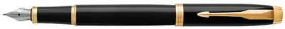 PARKER Stylo plume IM Laque Noire G.T.