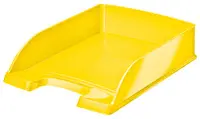 LEITZ Corbeille à courrier Plus WOW, A4, polystyrène, jaune