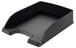 LEITZ Corbeille à courrier Plud Standard, A4, noir