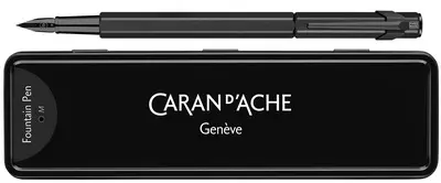 CARAN D'ACHE Stylo plume 849 BLACK CODE, noir