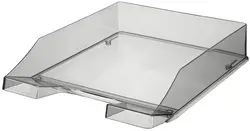 HAN Corbeille à courrier KLASSIK TRANSPARENT, A4, gris
