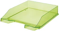 HAN Corbeille à courrier KLASSIK TRANSPARENT, A4, vert