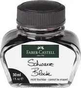 FABER-CASTELL Flacon d'encre, contenu: 30 ml, noir