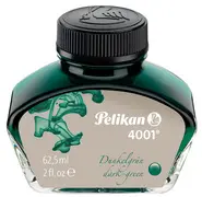 Pelikan Encre 4001 dans un flacon en verre, vert foncé