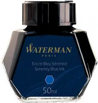 WATERMAN Flacon d'encre, contenu: 50 ml, bleu sérénité