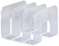 DURABLE Porte-revues TREND, 3 compartiments, transparent