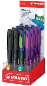 STABILO Stylo plume EASYbuddy L/M, présentoir de 16