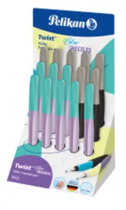 Pelikan Twist Stylo plume Color Blocking, présentoir