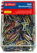 herlitz Trombones, en métal, revêtus de plastique, 26 mm