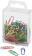 WEDO Trombones recouvertes de plastique, 27 mm, assorti