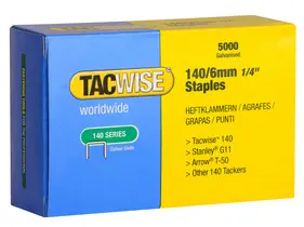 TACWISE Agrafes 140/10 mm, 2.000 pièces, galvanisé