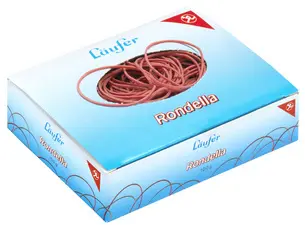 Läufer Bracelets élastiques RONDELLA, 100 mm, 50 g, rouge