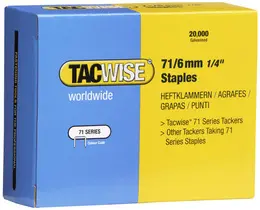 TACWISE Agrafes 71/10 mm galvanisées, 20.000 pièces