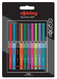 rotring Fineliner, largeur de tracé: 0,4 mm, blister de 10