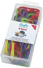 Läufer Elastiques en X dans une boîte - 30 g, tailles et