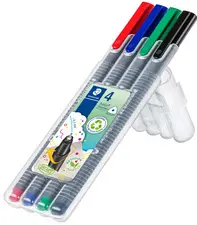 STAEDTLER Fineliner triplus, étui de 4