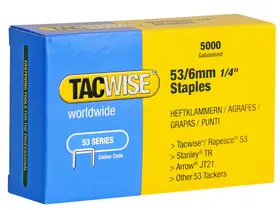 TACWISE Agrafes 53/14 mm, 2.000 pièces, galvanisé
