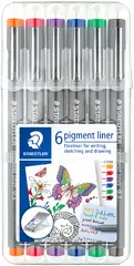 STAEDTLER Feutre à pigment, étui de 6,