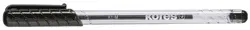 Kores Stylo bille jetable K-PEN K1, tracé: F, noir