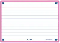 Oxford Fiches "Flash 2.0", 105 x 148 mm, fuchsia