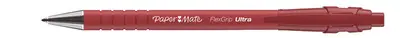 Paper:Mate Stylo à bille rétractable FlexGrip Ultra, rouge