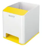 LEITZ Pot à crayons Sound WOW Duo Colour, jaune