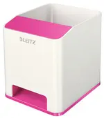 LEITZ Pot à crayons Sound WOW Duo Colour, rose