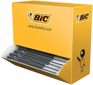 BIC Stylo à bille rétractable M10 clic, VALUE PACK, noir