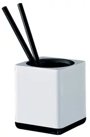 HAN Pot à crayons i-Line, plastique, blanc/noir