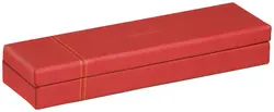 RHODIA Plumier, en simili cuir, coquelicot
