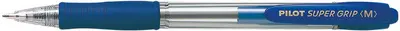 PILOT Stylo à bille rétractable SUPER GRIP F, bleu
