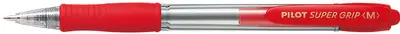 PILOT Stylo à bille rétractable SUPER GRIP F, rouge