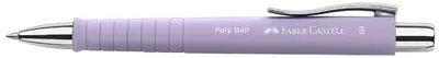 FABER-CASTELL Stylo-bille rétractable POLY BALL XB, lilas