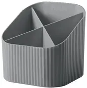 HAN Multipot à crayons Re-X-LOOP, plastique éco, gris foncé