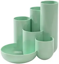 HAN Multipot à crayons CAMPUS, 6 pots, vert pastel