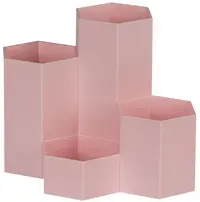 WEDO Multipot HONEYCOMB, 4 compartiments, PP, rose