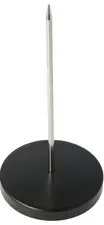 WESTCOTT Piques-notes, métal, hauteur: 130 mm, noir