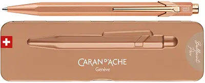 CARAN D'ACHE Stylo à bille 849 Brut Rosé, or rose