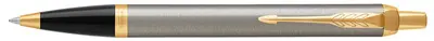 PARKER Stylo à bille rétractable IM Métal Brossé G.T.